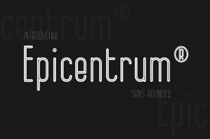 Epicentrum Font Download