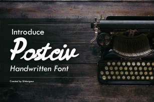 Postciv Script Font Font Download