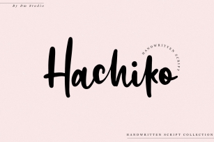 Hachiko - Handwritten Font Font Download