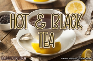 Hot and Black Tea Font Download