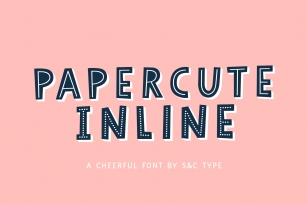 Papercute Inline Font Download