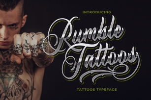Rumble Tattoos - Tattoos Typeface Font Download