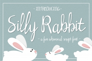 Silly Rabbit Script Font Font Download