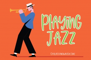 Playing jazz Font Download