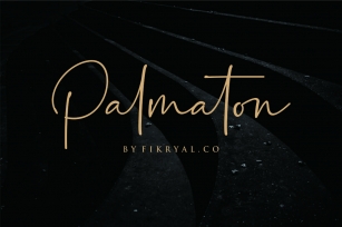 Palmaton - Handwritten font Font Download
