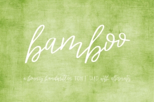Bamboo Duo Font Font Download
