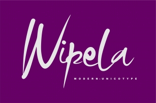 Wipela | Modern Unicotype Font Font Download