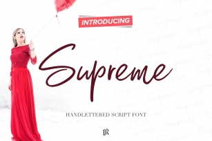 Supreme Script Font Font Download