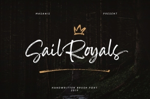 Sail Royals  Brush Script Font Download