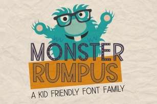 Monster Rumpus Font Family Font Download