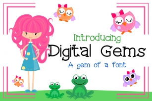Digital Gems Font Font Download