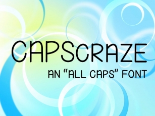 CAPScraze Font Download