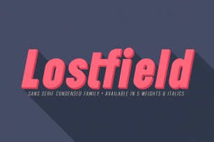 Lostfield Sans Font Font Download