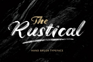Rustical Brush Font Font Download