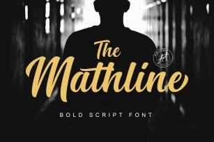 Mathline Bold Script Font Font Download