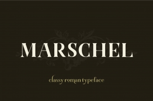 Marschel | a Classy Roman Typeface Font Download