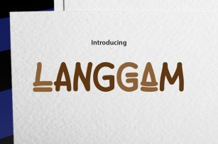 LANGGAM Font Download