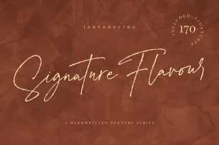 Signature Flavour | Handwritten Font Font Download