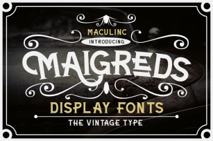 Maigreds Display Font Font Download