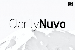Clarity Nuvo - Clean & Modern Sans-Serif Typeface Font Download