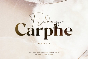 Carphe Paris Font Download