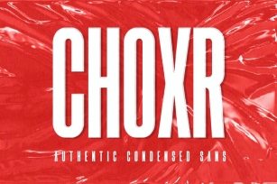 CHOXR - Authentic Condensed Sans Font Download