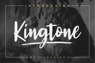 Kingtone  Handcrafted Script Font Font Download