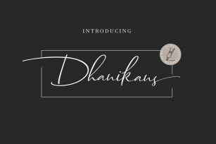 Dhanikans Signature Font Duo Font Download