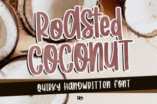 Roasted Coconut - Quirky Handwritten Font Font Download