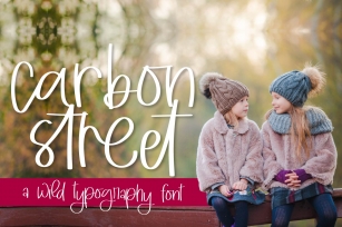 Carbon Street - A Clean Hand lettered Type Font Download