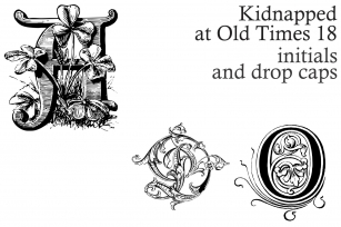 Kidnapped at Old Times 18 Font Download