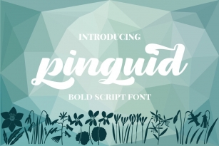 Pinguid | Bold Script Font Download