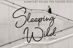 Sleeping WIld Signature Font Download