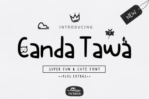 Canda Tawa with Extras Font Download