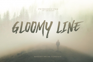 Gloomy Line Font Download