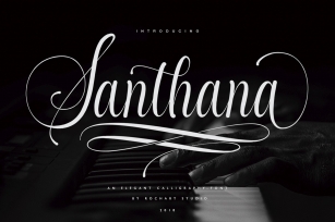 Santhana Calligraphy Font Download