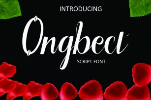 Ongbect Font Download
