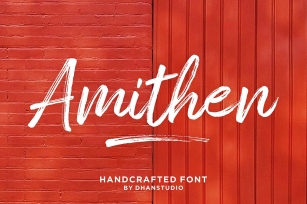 Amithen Brush Font Font Download