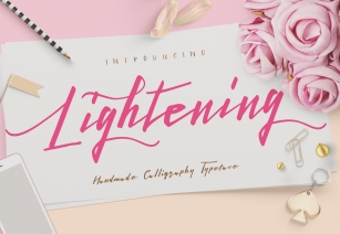Lightening Script - Font Duo Font Download