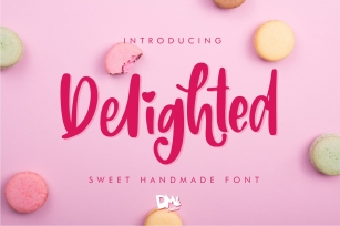 Delighted Sweet Handmade Font Font Download