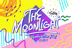 The Moonlight - Handwritten Font Font Download