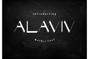 Alaviv Gothic Font Font Download