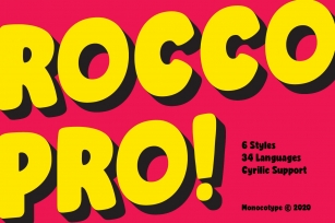 Rocco Pro Family Font Download