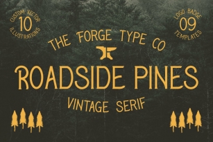 Roadside Pines Font Download