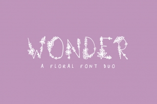 Wonder Floral Font Font Download