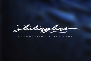 Slidingline Script Typeface Font Download