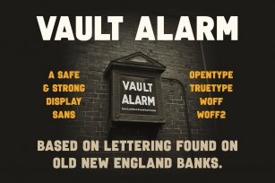 Vault Alarm Font Download