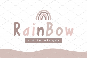 Rainbow and Graphics Font Download