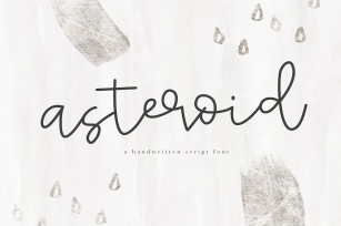 Asteroid - Handwritten Script Font Font Download