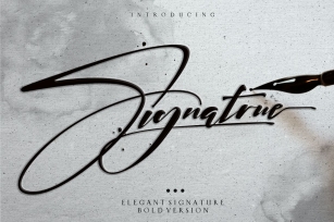 signatrue |elegant signature|bold Font Download